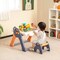 Costway 6-in-1 Multi-activity Kids Play Table & Chair Set with 102 PCS Compatible Bricks